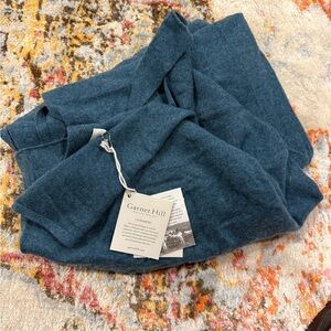 Garnet Hill Teal Cashmere Wrap